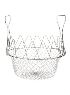 12-In-1 Multifunctional Folding Chef Basket Tool Silver