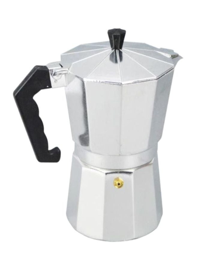 CYTHERIA 12 Cups Moka Espresso Coffee Maker Silver/Black 600ml  - Image 1