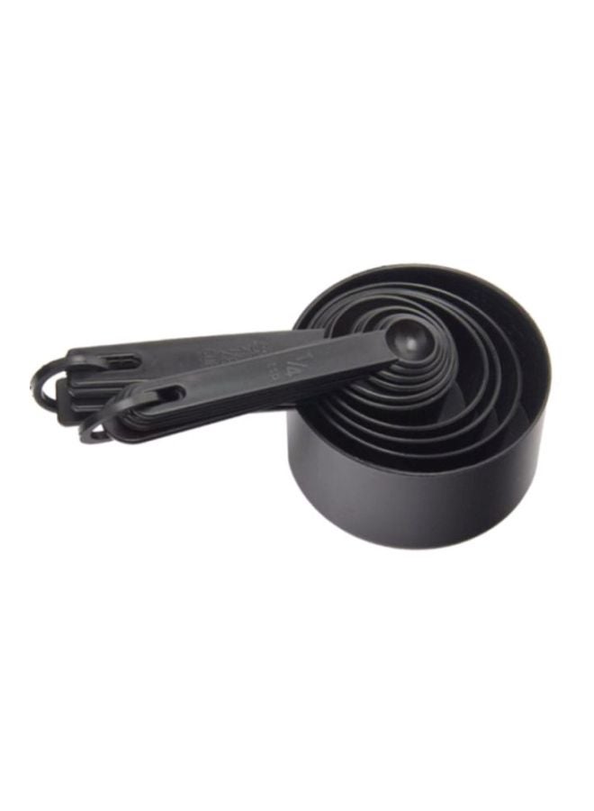 CYTHERIA - 10-Piece Cake Scoop Measuring Spoon Black Black 1G, 2G, 4G, 10G, 5G, 25G, 50G, 70G, 100G, 200grams - Image 1