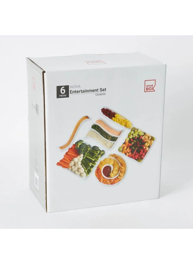 Home Box 6-Piece Nova Entertainment Serving Set
