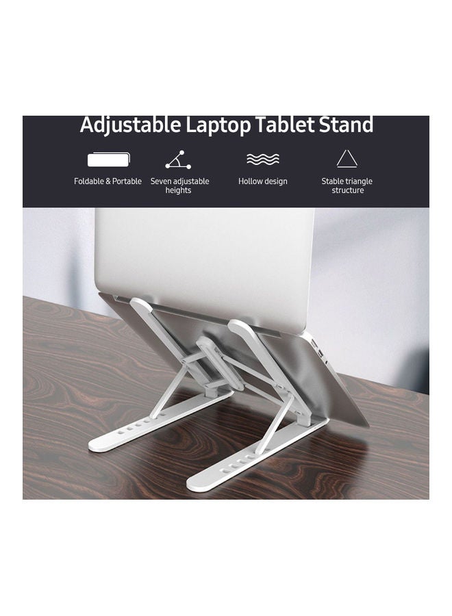 Multifunctional Laptop And Tablet Holder White - Image 2