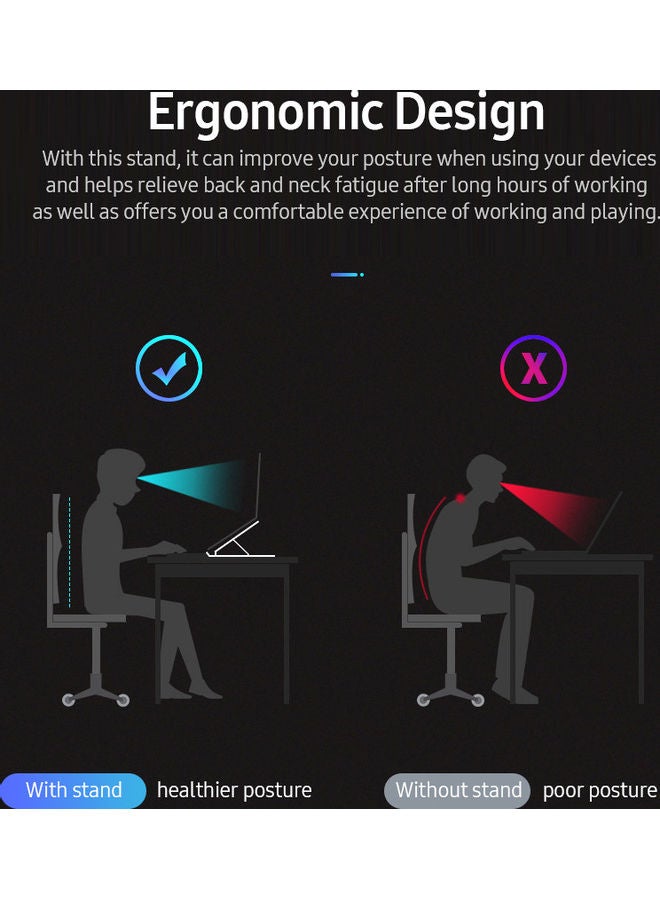 Multifunctional Laptop And Tablet Holder White - Image 3