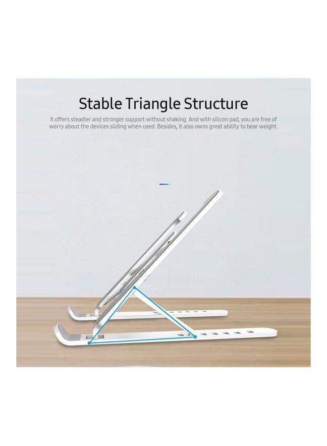 Multifunctional Laptop And Tablet Holder White - Image 5