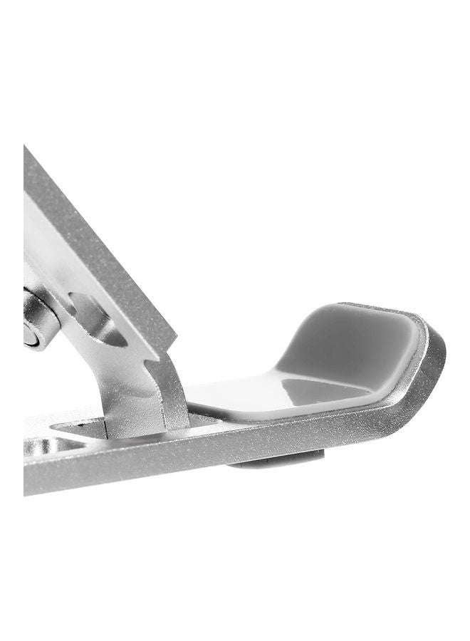 6-Level Adjustable Laptop And Tablet Holder Silver  - Image 4