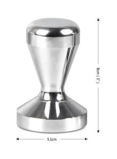 CYTHERIA Stainless Steel Coffee Pressed Powder Hammer silver 5.1x5.1x8cm  - Image 2