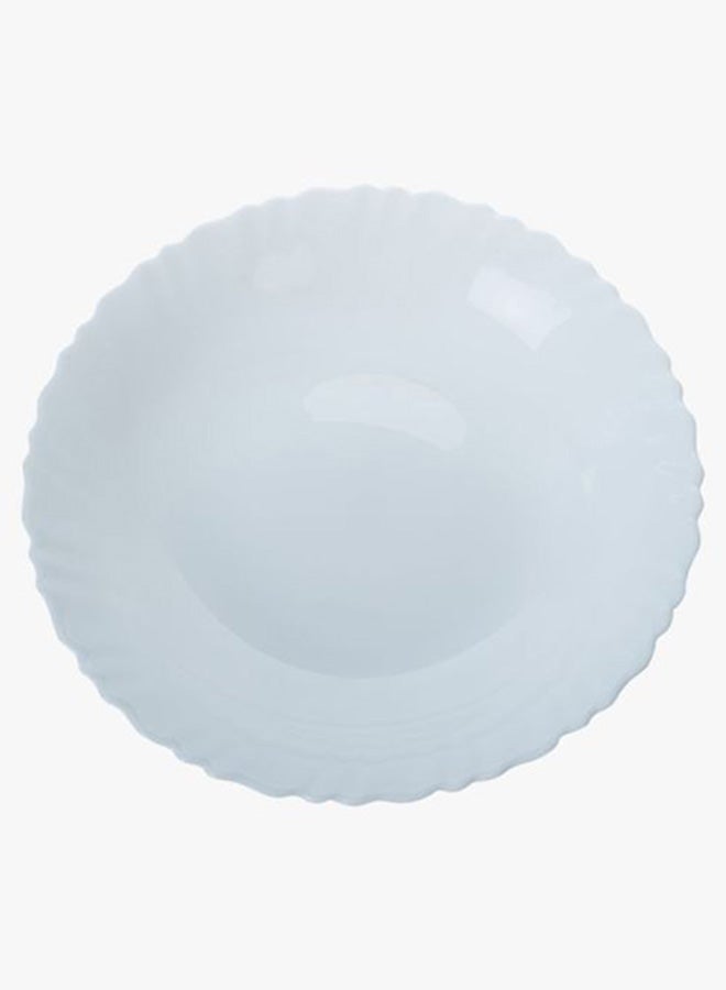 Home Box - Pearl Textured Soup Plate White 23cm - Image 1
