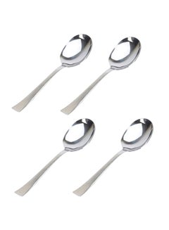 Home Box 4-Piece Vivante Serving Spoon Silver 27x7cm  - Image 1