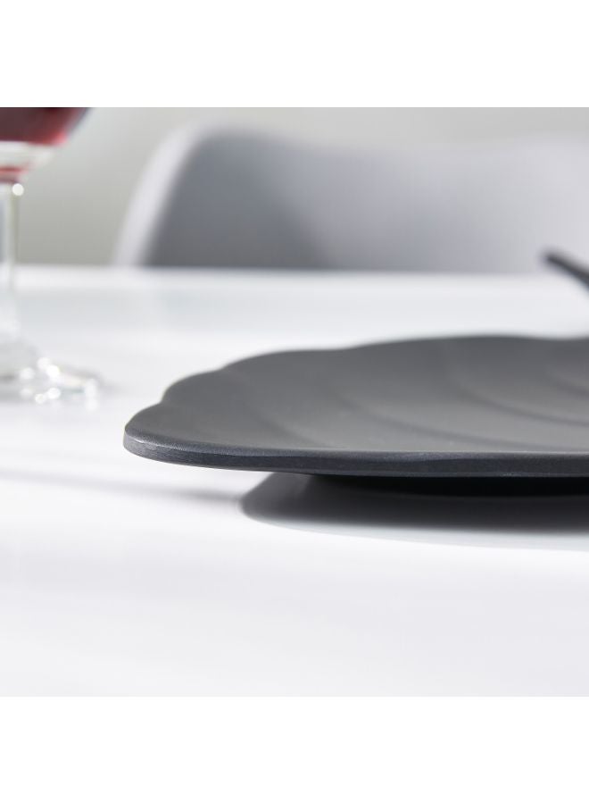 Home Box Classic Palm Platter Black 30x1.5x14cm  - Image 5