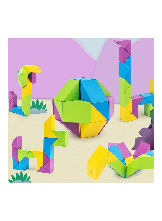 Creative Variety Shapes Wooden Blocks Puzzle - Image 1