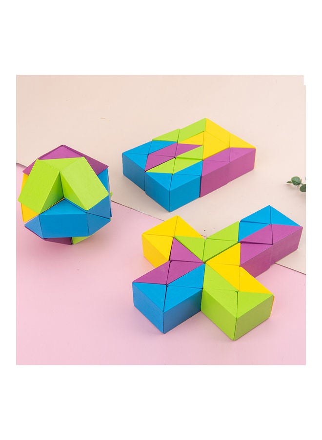 Creative Variety Shapes Wooden Blocks Puzzle - Image 2
