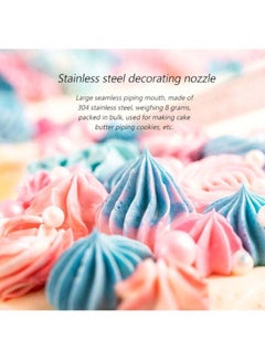 Beauenty Cake Decorating Piping Nozzle Silver 5cm  - Image 3