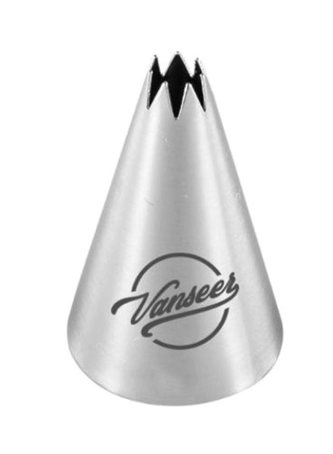 Beauenty Cake Decorating Piping Nozzle Silver/Black 5cm - Image 1