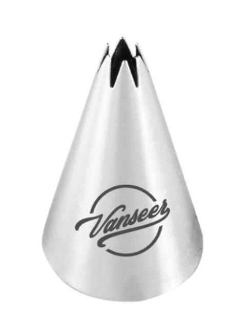 Cake Decorating Piping Nozzle Silver 5cm