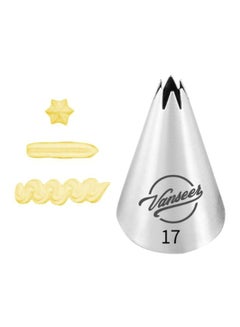 Beauenty Cake Decorating Piping Nozzle Silver 5cm  - Image 2