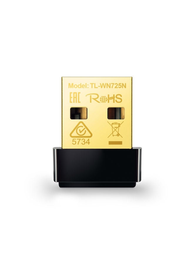 TP-LINK Wireless N Nano USB Adapter Black/Gold  - Image 3