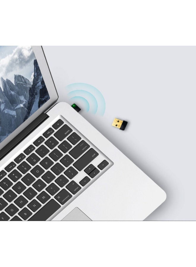 TP-LINK Wireless N Nano USB Adapter Black/Gold  - Image 4