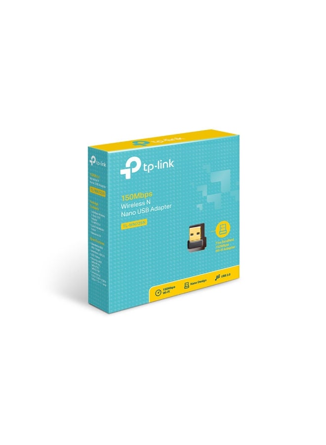 TP-LINK Wireless N Nano USB Adapter Black/Gold  - Image 5