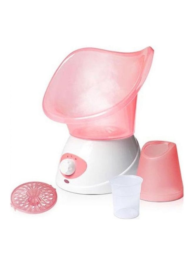 Face Steamer Facial SPA Professional Sauna With Hot Mist Moisturizing Sprayer Pink/White - Image 1