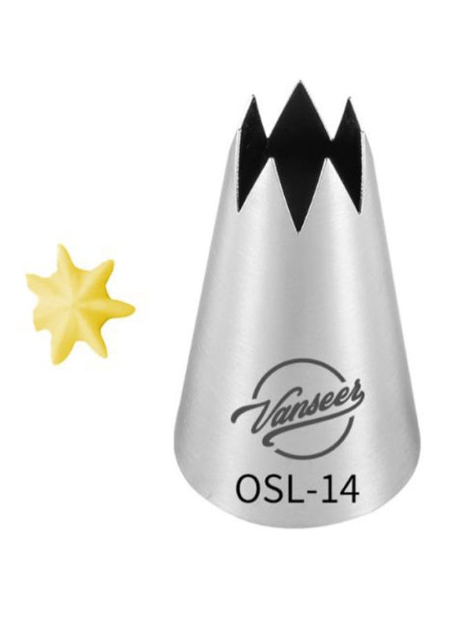 Beauenty Cake Decorating Piping Nozzle Silver 5cm - Image 2