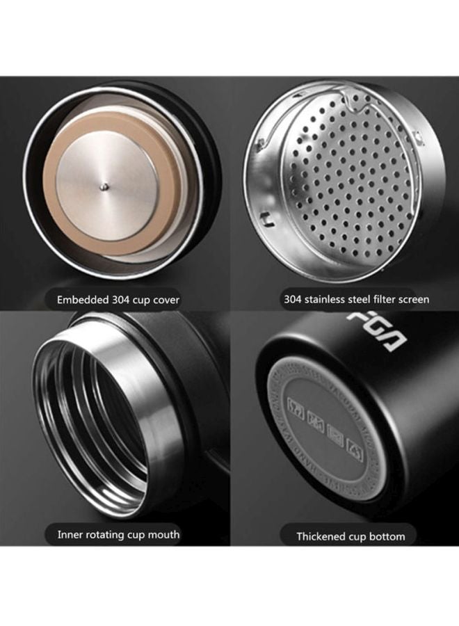 بيوينتي مج حراري ذكي لقياس درجة الحرارة أسود/فضي - Image 5