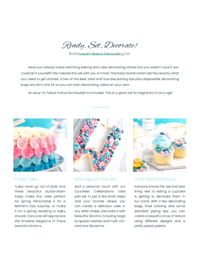 Beauenty Cake Decorating Piping Nozzle Silver 30x9x18mm - Image 3