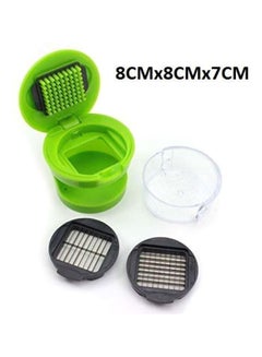 Cyber Garlic Presser Dicer With Removable Collector Bin Green  - Image 4