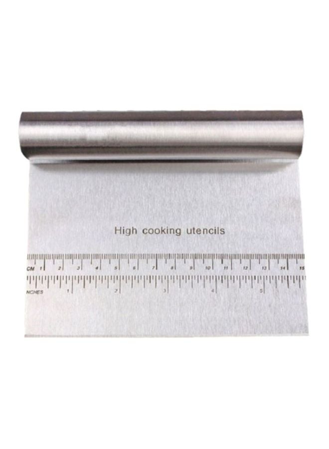 سيثيريا مكشطة لتسوية سطح الكيك من الستانلس ستيل فضي 15x12x0.5سم - Image 1