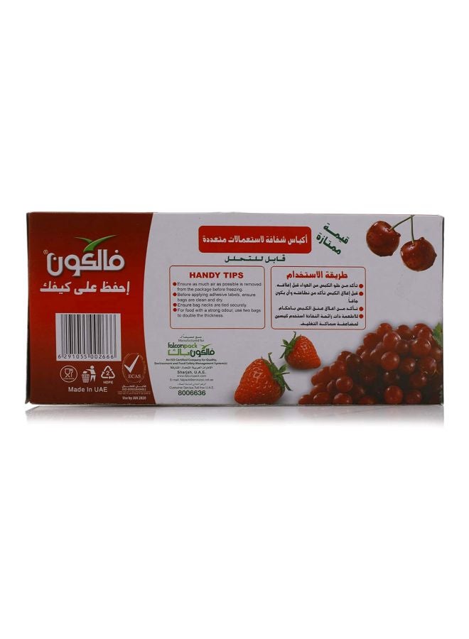 Falcon - 200-Piece Multi Purpose Bags Clear 20x30cm - Image 1