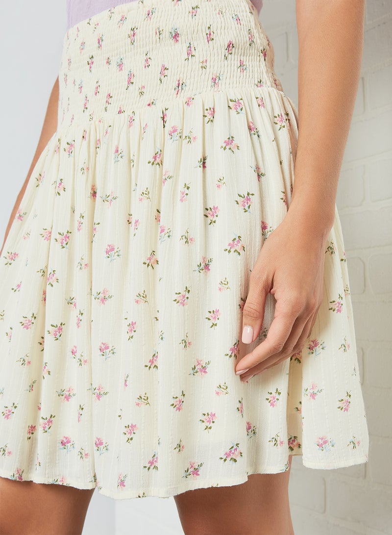 PIECES - Thea High Waist Skirt Cloud Dancer - Image 1