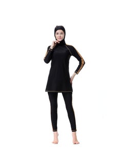 Generic Sun Protection Conservative Swimwear Burkinis Black  - Image 1