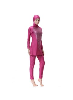 Generic Muslim Conservative and Fashionable All Covering Burkini Pink  - Image 4
