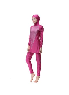 Generic Muslim Conservative and Fashionable All Covering Burkini Pink  - Image 5