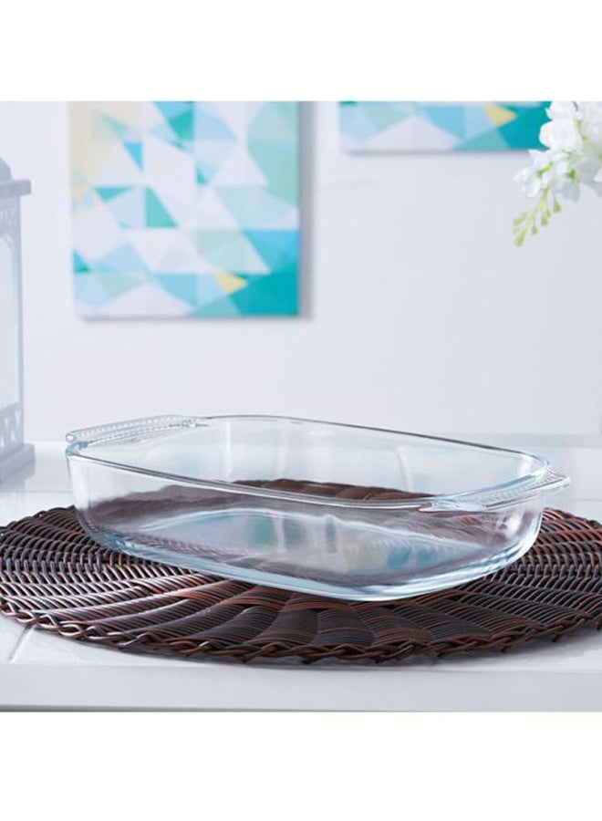 هوم بوكس صينية خبز بايركس مستطيلة شفاف 30.3x5.8x19.7سم - Image 1