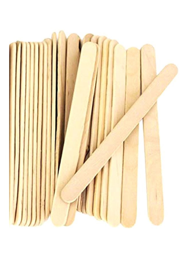 Silikomart 100-Piece Ice Cream Stick Light Brown 7.2x0.8centimeter - Image 1