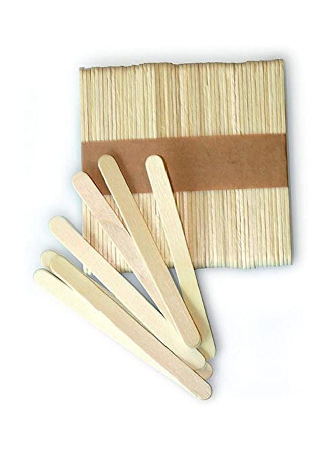 Silikomart 100-Piece Ice Cream Stick Light Brown 7.2x0.8centimeter - Image 2