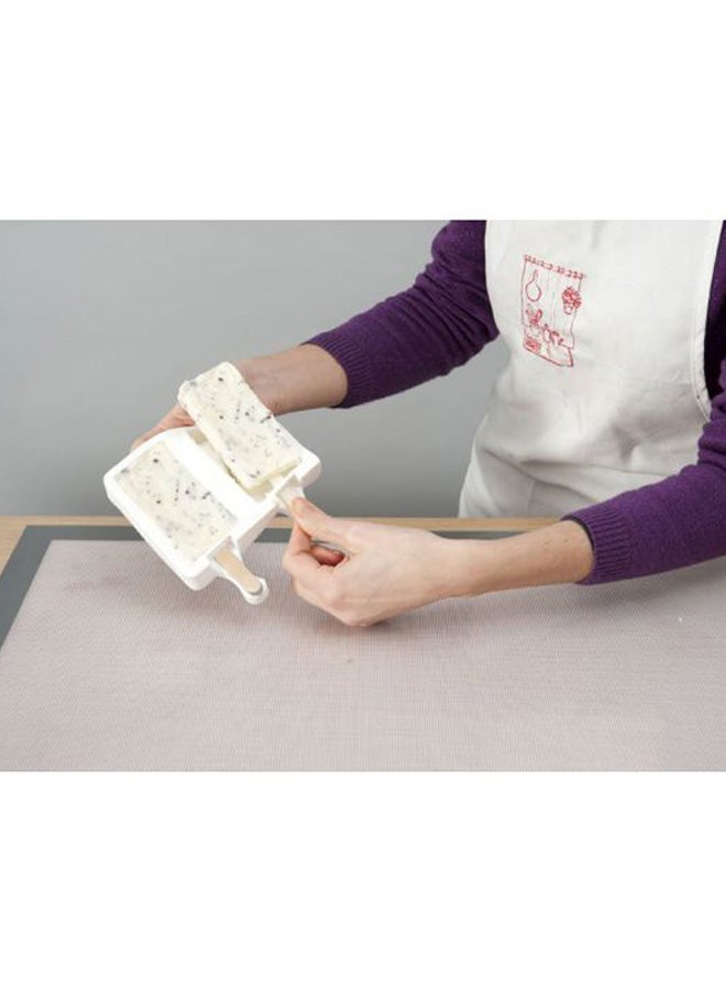 Silikomart 100-Piece Ice Cream Stick Light Brown 7.2x0.8centimeter - Image 3