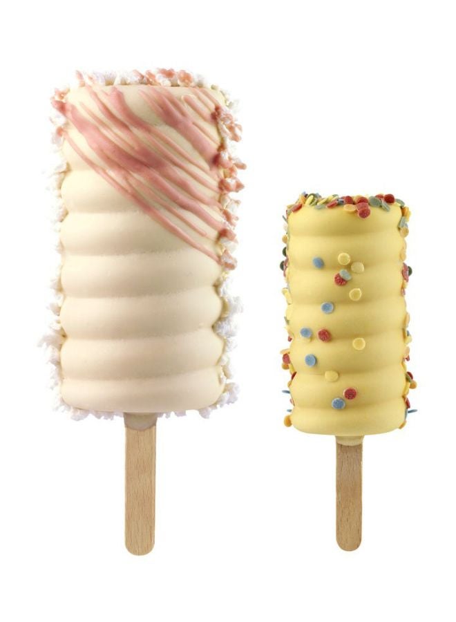 Silikomart 100-Piece Ice Cream Stick Light Brown 7.2x0.8centimeter - Image 5
