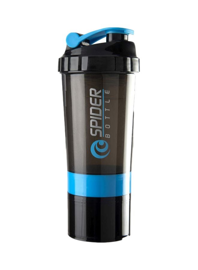 SPIDER Logo Print Sport Drink Bottle With Protein Shaker 500ml  - Image 1