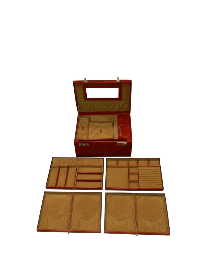 LAVERI LEATHER Genuine Leather Jewellery Box  - Image 5