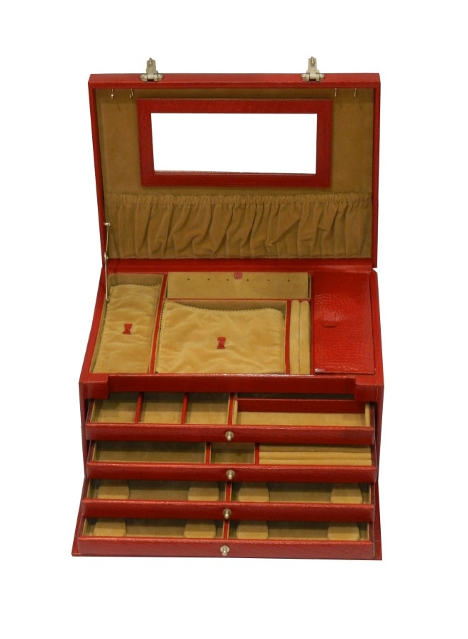 LAVERI LEATHER Genuine Leather Jewellery Box  - Image 4