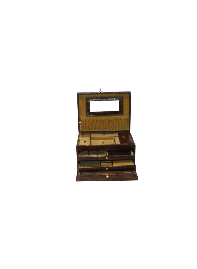 LAVERI LEATHER - Genuine Leather Jewellery Box - Image 1