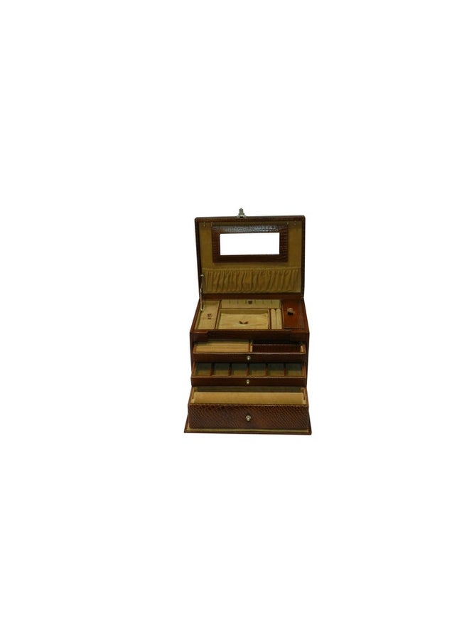 LAVERI LEATHER - Genuine Leather Jewellery Box - Image 1