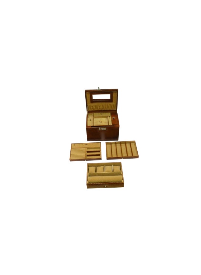 LAVERI LEATHER - Genuine Leather Jewellery Box - Image 1
