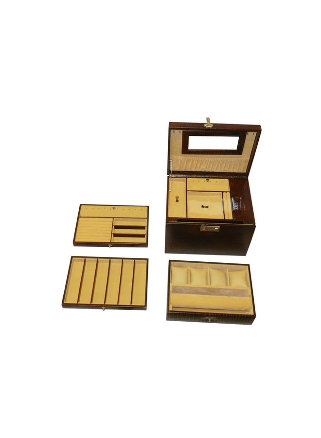LAVERI LEATHER - Genuine Leather Jewellery Box - Image 1
