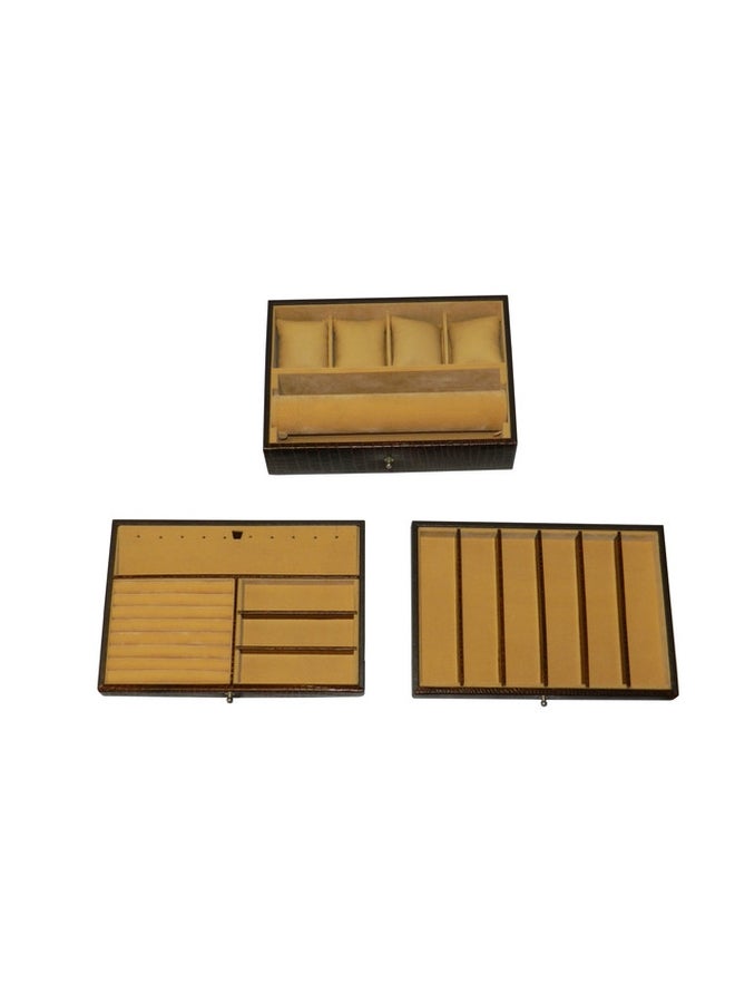 LAVERI LEATHER - Genuine Leather Jewellery Box - Image 1