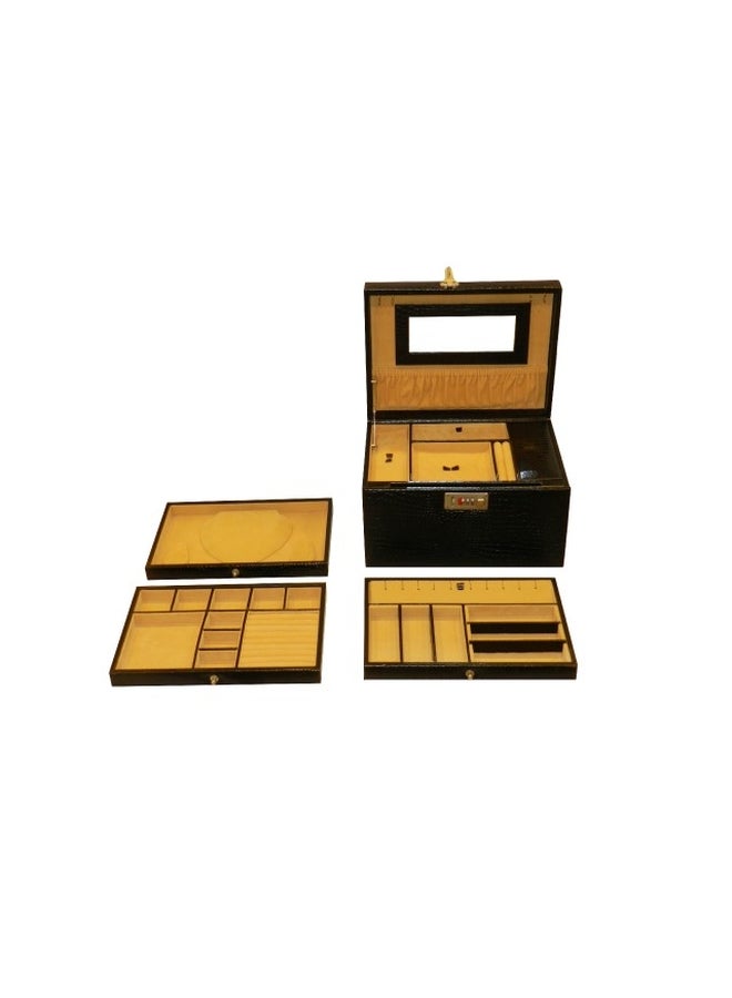 LAVERI LEATHER - Genuine Leather Jewellery Box - Image 1