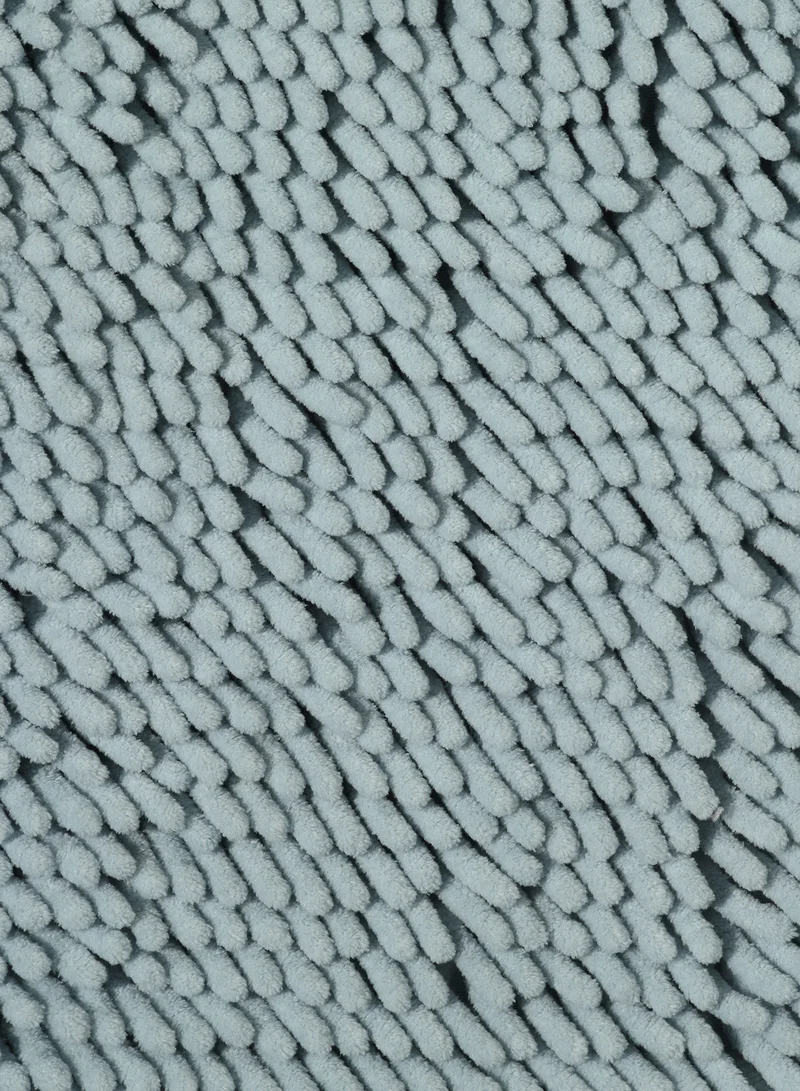 Noon East Bath Mat - 60X100 Cm - Shaggy - Spablue Color - Bathroom Mat Anti-Slip 61 x 99 cm Spa Blue