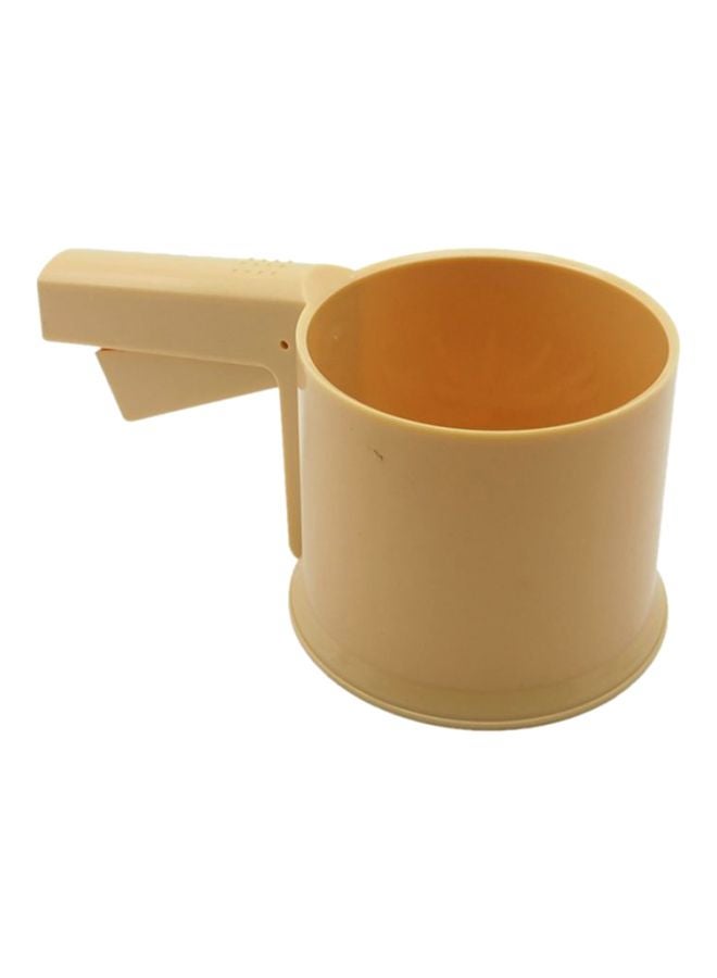 شاربدو غربال طحين بلاستيكي بيج 9.5x10.5سم - Image 1