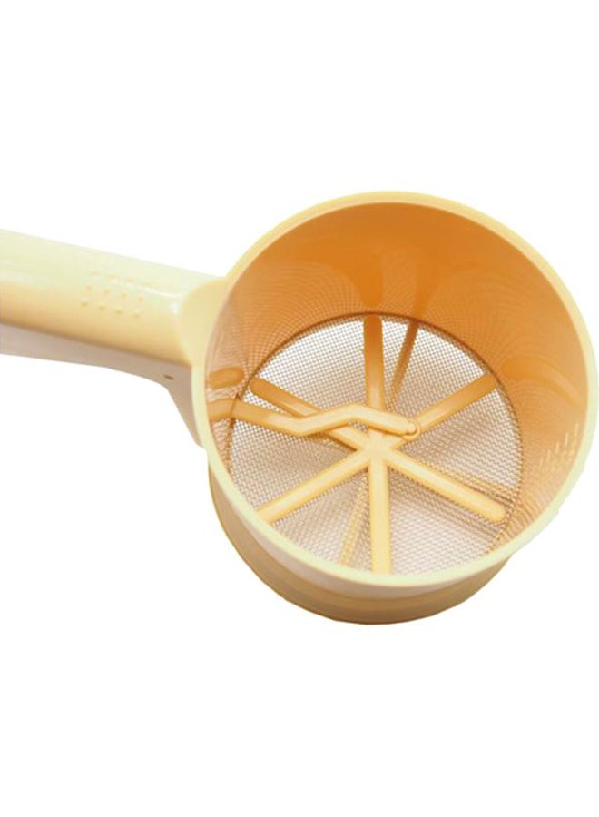 شاربدو غربال طحين بلاستيكي بيج 9.5x10.5سم - Image 5