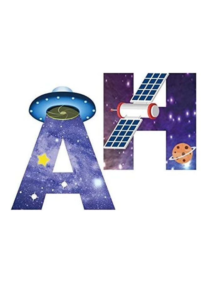 مس تيارا شريط زينة على شكل عبارة "Happy Birthday" بطابع سفن الفضاء ورواد الفضاء - Image 3